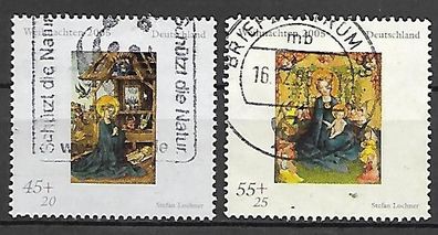 BRD gestempelt Michel-Nummer 2492-2493