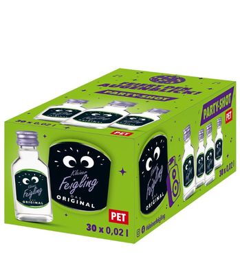 Kleiner Feigling Original Likör Miniaturenpaket (20 % vol, 0,6 Liter)