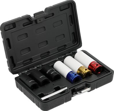 Schlagschrauber-Nuss, Schlagnuss SET 1/2“ 17 - 21mm ( 6 Stück )