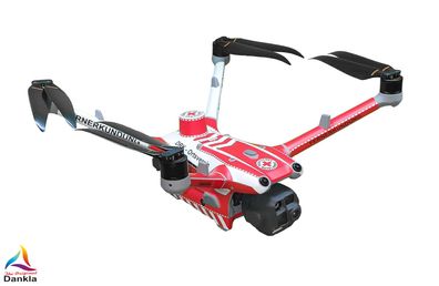 DJI M4TD - Skin - Design: DRK - Individualisierbar - Folie/Decal/Sticker