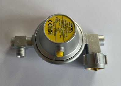 Gas Regler U - Form 30mbar 0,8kgh EN 61 GOK Wohnmobil Gasregler 310f709-1 NEU