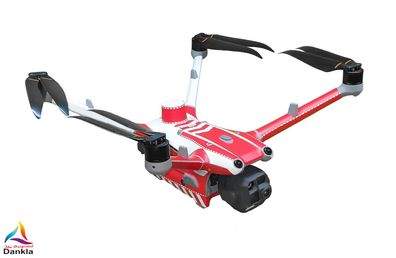DJI M4TD - Skin - Design: DRK ohne Alles - Individualisierbar - Folie/Decal/Sticker