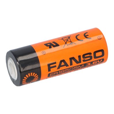 Fanso ER18505M Lithium Batterie A+ 3,6V 3500mAh Li-SOCl2