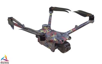 DJI M4TD - Skin - Design: Flecktarn - Individualisierbar - Folie/Decal/Sticker