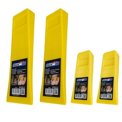 4er Set Forstkeil Baum Fällkeil 150mm 250mm Holzspaltkeil Kunststoff Spaltkeil