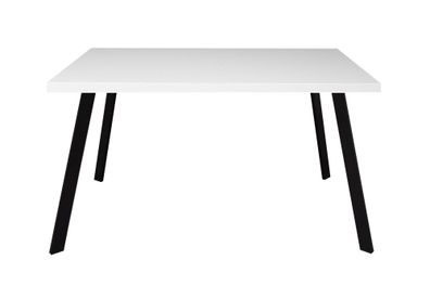 Esstisch rechteckig Ediva 1 140 x 90 x 75 Esszimmertisch Schwarz/Weiß