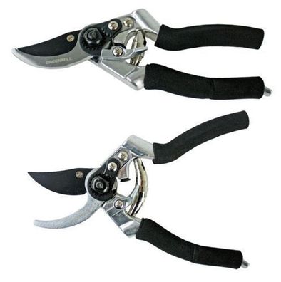 Gartenschere Bypass Astschere Baum Blumen Schere Teflon Klinge Gehärteter Stahl