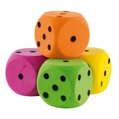 JOHN Schaumstoff Spielwürfel 15 cm 1Stück (Mix)