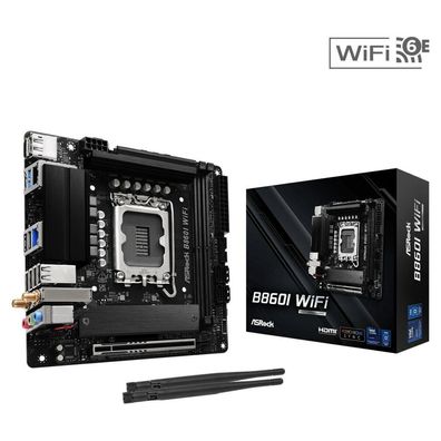 ASRock B860I WiFi, 1851 mITX HDMI/DP, DDR5