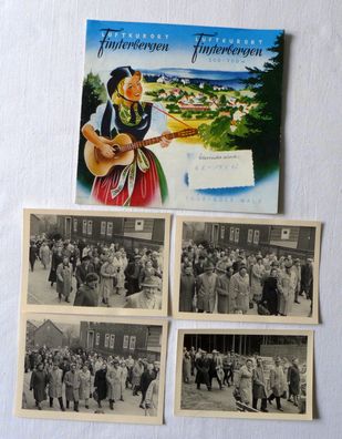DDR Finsterbergen Thüringer Wald Fotos Faltblatt Prospekt Reiseführer