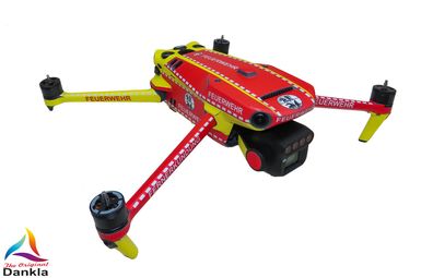 DJI Mavic 3 Enterprise - Skin - Design: Feuerwehr* - Individualisierbar - Folie
