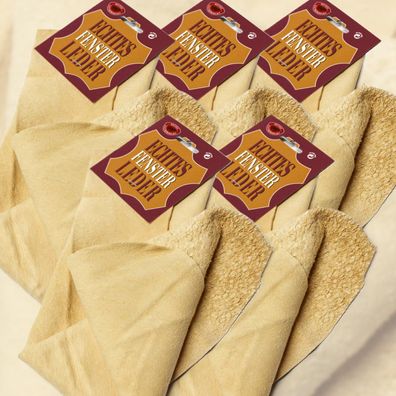 Fensterleder Ledertuch Echtleder Autoleder Lappen Ledertuch reines Naturprodukt