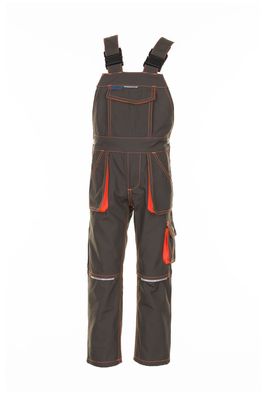Arbeitshose Latzhose Basalt Neon Junior oliv/orange Größe 134/140