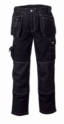 Arbeitshose Canvas Bundhose schwarz/schwarz Größe 28