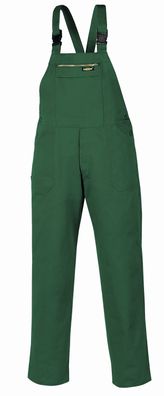 Arbeitshose Latzhose 290 g/m² grün Größe 48
