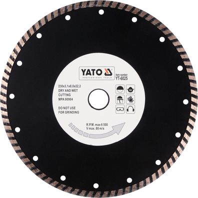 Diamanttrennscheibe "Turbo" 230x22,2mm