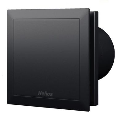 Helios 40772 Minivent M1/100 F black Kleinraumventilator DN100 2-stufig Feuchte