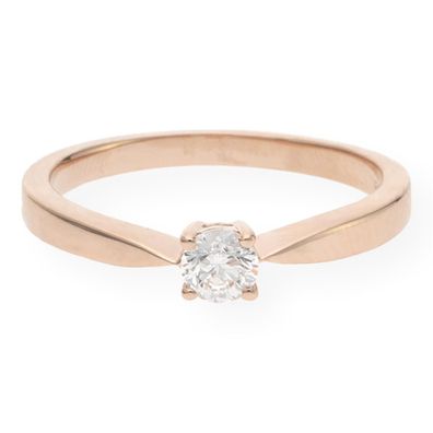 Ring Rotgold 585 Brillant JL10-07-1388 JuwelmaLux