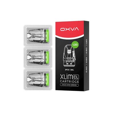 OXVA Xlim CL Cartridge / Leer-Pod, 1,2 Ohm, 3 Stück à 3ml Tank