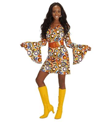 Kleid Groovy 70s Retro Bubbles Widmann