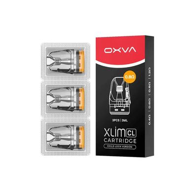 OXVA Xlim CL Cartridge / Leer-Pod, 0,8 Ohm, 3 Stück à 3ml Tank