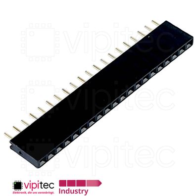 20-polige gerade Buchsenleiste | 2.54mm 1x20 Female Single Pin Socket Header