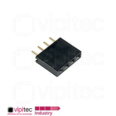 4-polige gerade Buchsenleiste | 2.54mm 1x4 Female Single Pin Socket Header