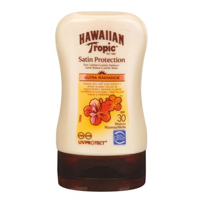 Hawaiian Tropic Glowing Protection Sun Lotion LSF 30 Reisegröß