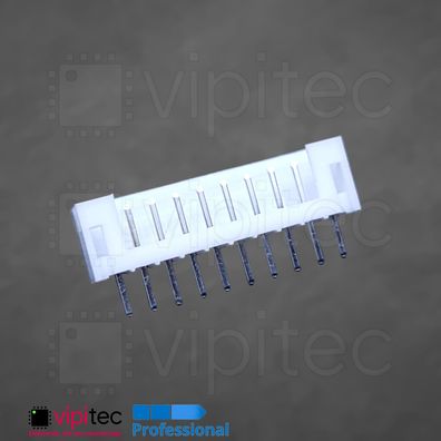 JST PH 2.0 1x10 Einbaustecker Gerade THT 10-polig Stiftleiste Pin Header Buchse