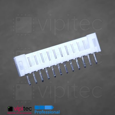 JST PH 2.0 1x12 Einbaustecker Gerade THT 12-polig Stiftleiste Pin Header Buchse