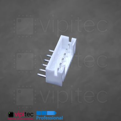 JST PH 2.0 1x6 Einbaustecker Gewinkelt THT 6-polig Stiftleiste Pin Header Buchse