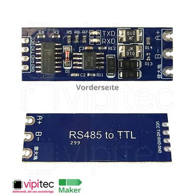 TTL-zu-RS485 Konverter Seriell UART 5V 3,3V TTL 256 kBit Adapter für Arduino