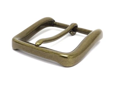 Gürtelschnalle Messing Massiv Antik - Gürtelschliesse aus massivem Messing