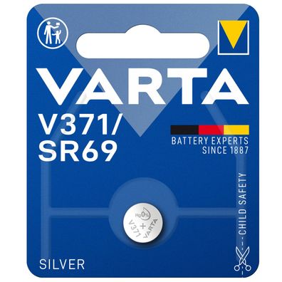 VARTA V371 Uhren Batterie Knopfzelle 371 370 SR69 SR920SW SR920 AG6
