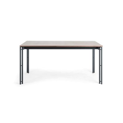 Tisch Kesia ausziehbar 160 (220) x 90 cm mit Walnussfurnier