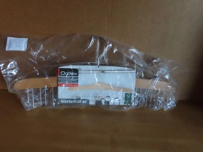 Kleiderbügel Holz mit 12 Haken für Gürtel oder Kleinteile wie Ketten Tücher Ordex