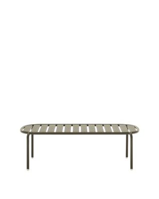 Gartencouchtisch Joncos 113 x 65 x 35 cm Aluminium Grün Wohnzimmer Tisch Neu