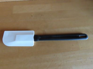 Teigschaber Spadel Teigspadel schwarzer Griff ca. 26 cm