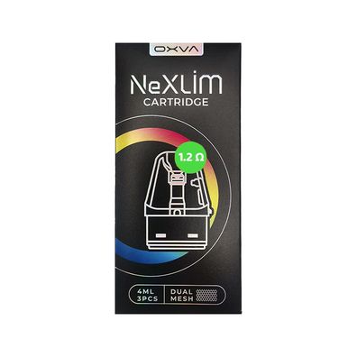 OXVA NeXLIM Cartridge / Leer-Pod, 1,2 Ohm, 3 Stück à 4ml Tank