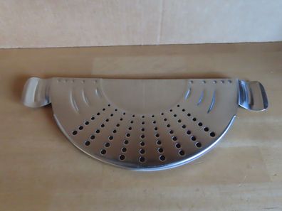 Abschütthilfe Abgießhilfe Metall Abgießsieb für Topf Töpfe ca.33 cm breit