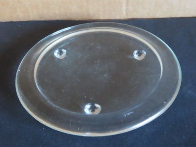 Glasuntersetzer für Stumpenkerzen Pilarkerzen ca. 13,5 cm Ø