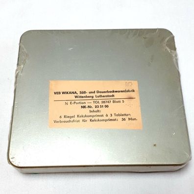 DDR NVA Hartkeks Kekskomprimat VEB WIKANA