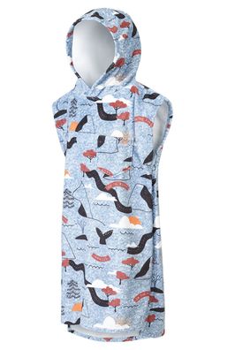 AFTER Kids Poncho After sketchbook blue