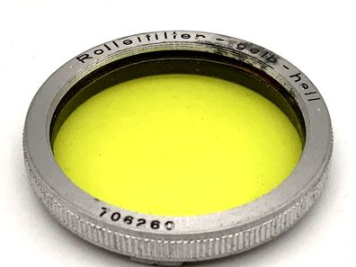 Rollei Farbfilter gelb hell yellowlight für Rolleiflex f/3.5 Tessar/ Xenar (R I)
