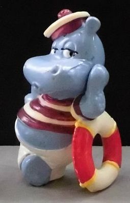 Ü-Ei Figur 1992 Happy Hippos auf dem Traumschiff - Freddy Flaute