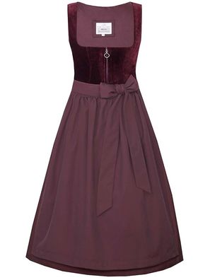Dirndl Kirchham 75cm Länge bordeaux