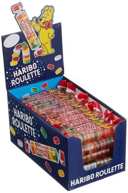 Haribo Roulette Fruchtgummi Rollen 50 x 25g ( 1,25 kg)