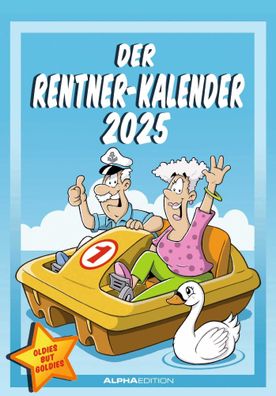 AlphaEdition 160496 Bildkalender Der Rentner-Kalender - 23,7 x 34 cm