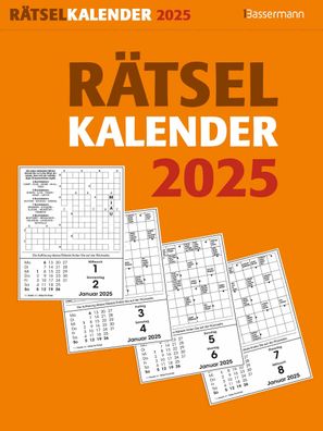 Bassermann 15147 Abreißkalender Rätsel - 16,5 x 22 cm