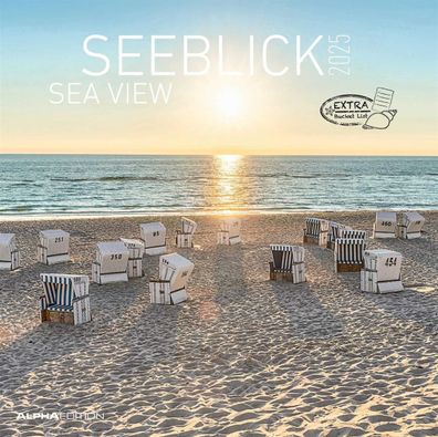 AlphaEdition 160184 Bildkalender Seeblick - 30 x 60 cm
